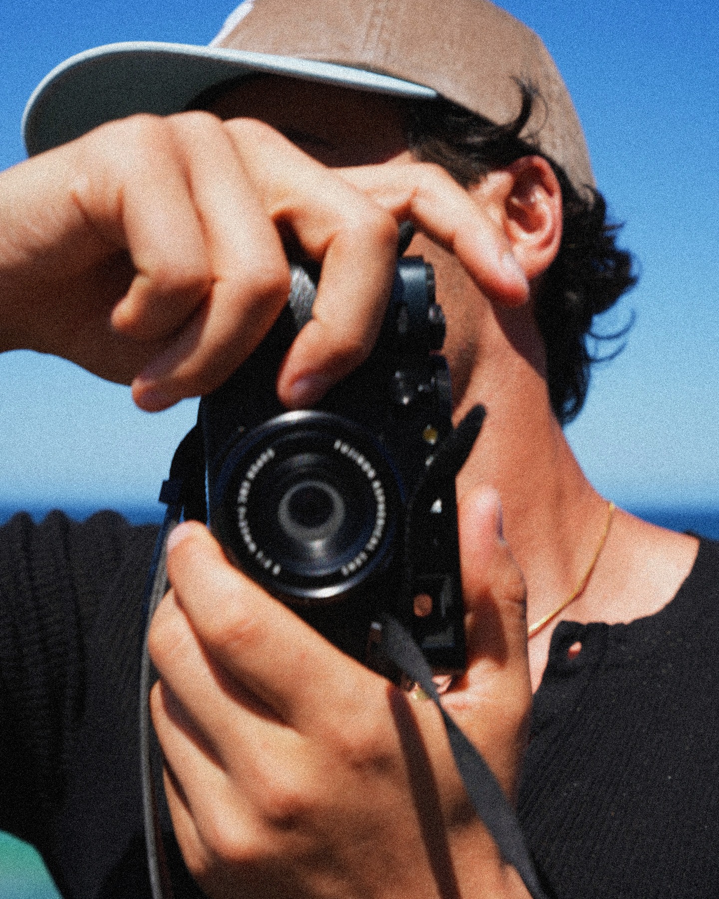 Photographer with camera
